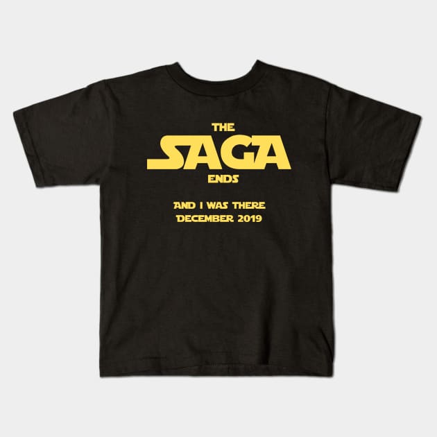 The Saga ends and I was there December 2019 Kids T-Shirt by playerpup